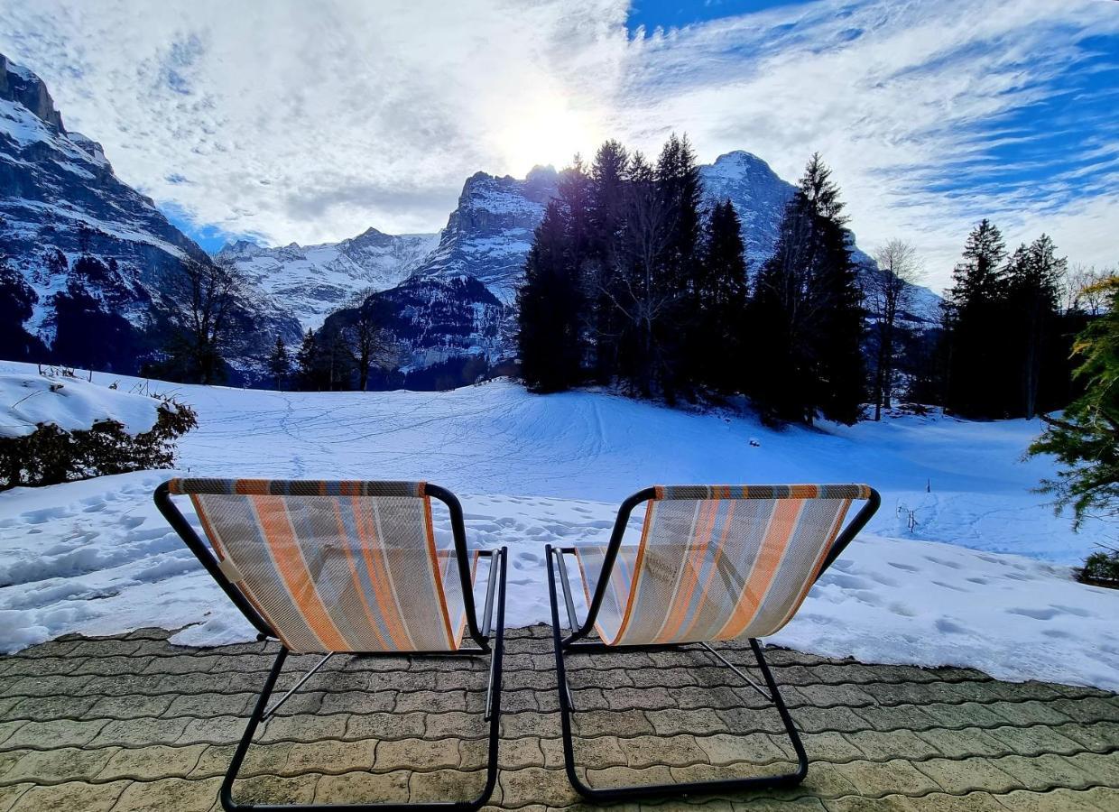 Mom - Alpine Boutique Apartments, Grindelwald Gletscher, Eiger View Terrace Studio 外观 照片
